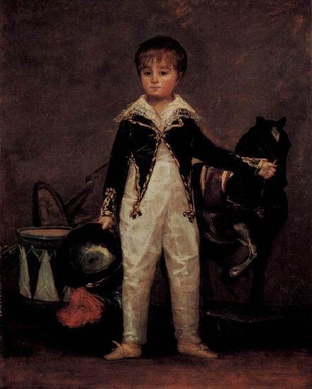 Francisco de Goya Portrat des Pepito Costa y Bonelis oil painting picture